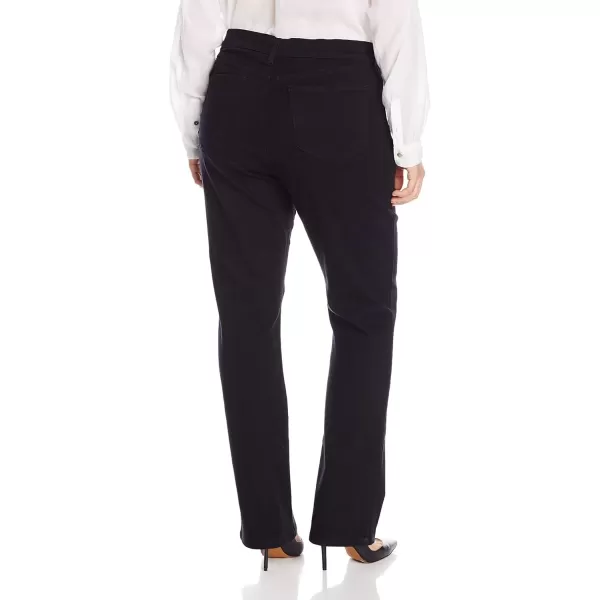 imageNYDJ Womens Plus Size Marilyn Straight Ankle Jeans  Slimming ampamp Flattering FitBlack 4333
