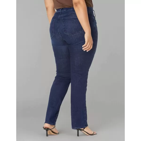 imageNYDJ Womens Plus Size Marilyn Straight Ankle Jeans  Slimming ampamp Flattering FitDenslowe
