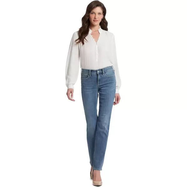 imageNYDJ Womens Plus Size Marilyn Straight Ankle Jeans  Slimming ampamp Flattering FitLightweight Heyburn Wash