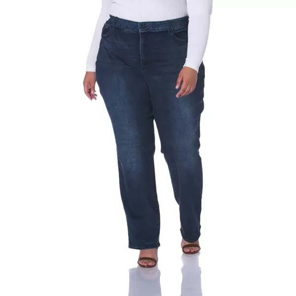 imageNYDJ Womens Plus Size Marilyn Straight Ankle Jeans  Slimming ampamp Flattering FitLombard