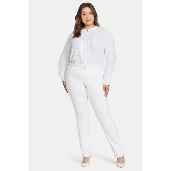 imageNYDJ Womens Plus Size Marilyn Straight Ankle Jeans  Slimming ampamp Flattering FitOptic White