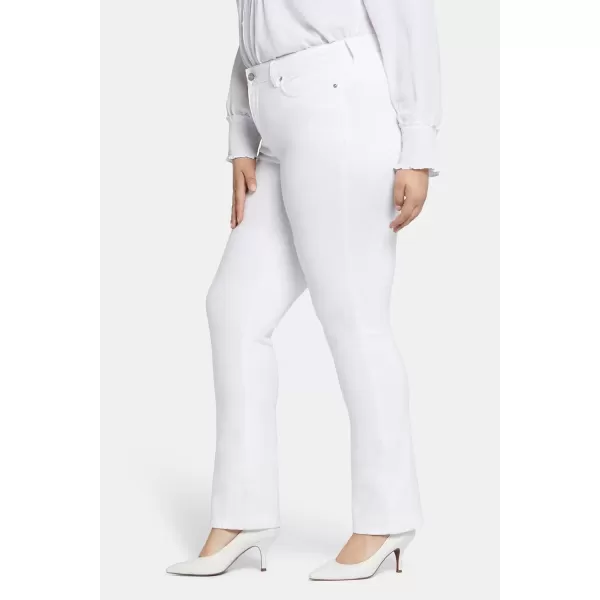 imageNYDJ Womens Plus Size Marilyn Straight Ankle Jeans  Slimming ampamp Flattering FitOptic White