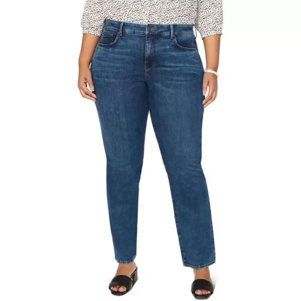 imageNYDJ Womens Plus Size Marilyn Straight Ankle Jeans  Slimming ampamp Flattering FitPresidio