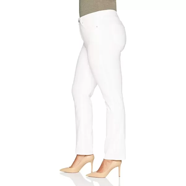 imageNYDJ Womens Plus Size Marilyn Straight Ankle Jeans  Slimming ampamp Flattering FitWhite