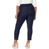 imageNYDJ Womens Plus Size Pull On Skinny Ankle Jean with Side SlitRinse