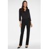 imageNYDJ Womens Pull On Marilyn StraightBlack