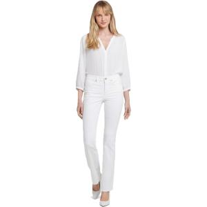 imageNYDJ Womens Barbara Bootcut Fit Denim JeansOptic White