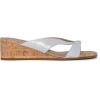 imageNYDJ Womens Contessa Wedge SandalSilver