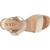 imageNYDJ Womens Gaiana Metallic Nappa LeatherGold