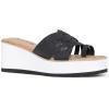 imageNYDJ Womens Reesie Wedge SandalBlack