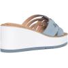 imageNYDJ Womens Reesie Wedge SandalBlue Sky