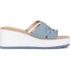 imageNYDJ Womens Reesie Wedge SandalBlue Sky