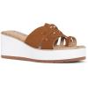 imageNYDJ Womens Reesie Wedge SandalCognac