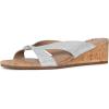 imageNYDJ Womens Contessa Wedge SandalSilver