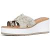 imageNYDJ Womens Reesie Wedge SandalPewter