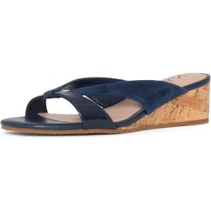 imageNYDJ Womens Contessa Wedge SandalNavy
