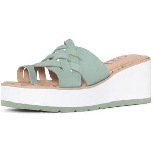 imageNYDJ Womens Reesie Wedge SandalJade