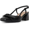 imageNYDJ Womens Sallie Crocco LeatherBlack