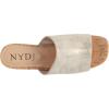 imageNYDJ Womens Claudine Metallic SuedePewter