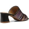 imageNYDJ Womens Comfortable And Designer Slipon Mules In Wedge HeelsBlack Multi
