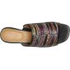 imageNYDJ Womens Comfortable And Designer Slipon Mules In Wedge HeelsBlack Multi