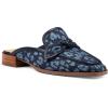 imageNYDJ Womens Tillie Loafer Flat MuleLeopard Print Denim