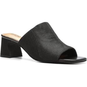 imageNYDJ Womens Comfortable And Designer Slipon Mules In Wedge HeelsStretch Indigo