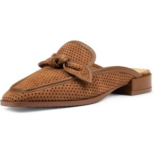 imageNYDJ Womens Tillie Loafer Flat MuleCognac