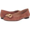 imageNYDJ Womens Faiza Suede Ballet FlatCognac