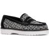 imageNYDJ Womens Owens Boucle LoaferBlackWhite