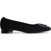 imageNydj Womens Baran Ballerina FlatBlack