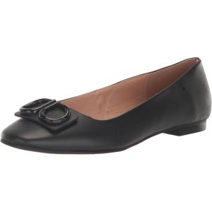 imageNYDJ Womens Faiza Nappa Ballet FlatBlack