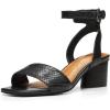 Snake Print Leather Black