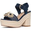 imageNYDJ Womens Houston Heeled SandalIndigo