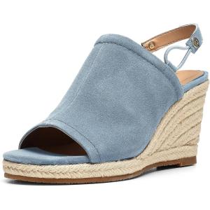 imageNYDJ Womens CaiSuede Blue Bell
