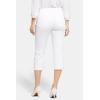 imageNYDJ Womens Marilyn Straight Crop Cuff Jeans  Cropped Slimming JeansOptic White