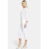 imageNYDJ Womens Marilyn Straight Crop Cuff Jeans  Cropped Slimming JeansOptic White