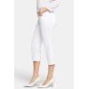 imageNYDJ Womens Marilyn Straight Crop Cuff Jeans  Cropped Slimming JeansOptic White