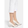 imageNYDJ Womens Marilyn Straight Crop Cuff Jeans  Cropped Slimming JeansOptic White