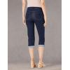 imageNYDJ Womens Marilyn Straight Crop Cuff Jeans  Cropped Slimming JeansRinse 1