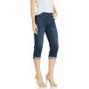 imageNYDJ Womens Marilyn Straight Crop Cuff Jeans  Cropped Slimming JeansBezel