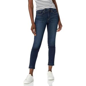 imageNYDJ Womens Marilyn Straight Crop Cuff Jeans  Cropped Slimming JeansJunipero