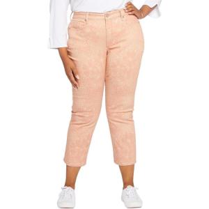 imageNYDJ Womens Plus Size Marilyn StMirage Leopard