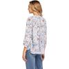 imageNYDJ Womens 34 Sleeve Pintuck BlouseBecca Bouquet