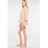 imageNYDJ Womens 34 Sleeve Pintuck BlouseDesert