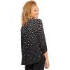 imageNYDJ Womens 34 Sleeve Pintuck BlousePercy Dot