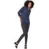 imageNYDJ Womens 34 Sleeve Pintuck BlousePisco Polka Dot
