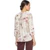 imageNYDJ Womens 34 Sleeve Pintuck BlouseWesthaven