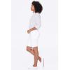 imageNYDJ Womens Petite Briella Jean Shorts with Roll Cuffs  Slimming ampamp Flattering FitOptic White