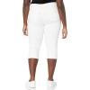 imageNYDJ Womens Petite Marilyn Crop Cuff JeansOptic White